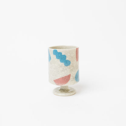 Reiko Egawa ceramic works-ゴブレット-white-2
