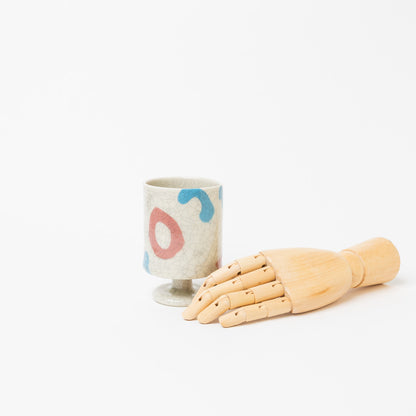 Reiko Egawa ceramic works-ゴブレット-white-2
