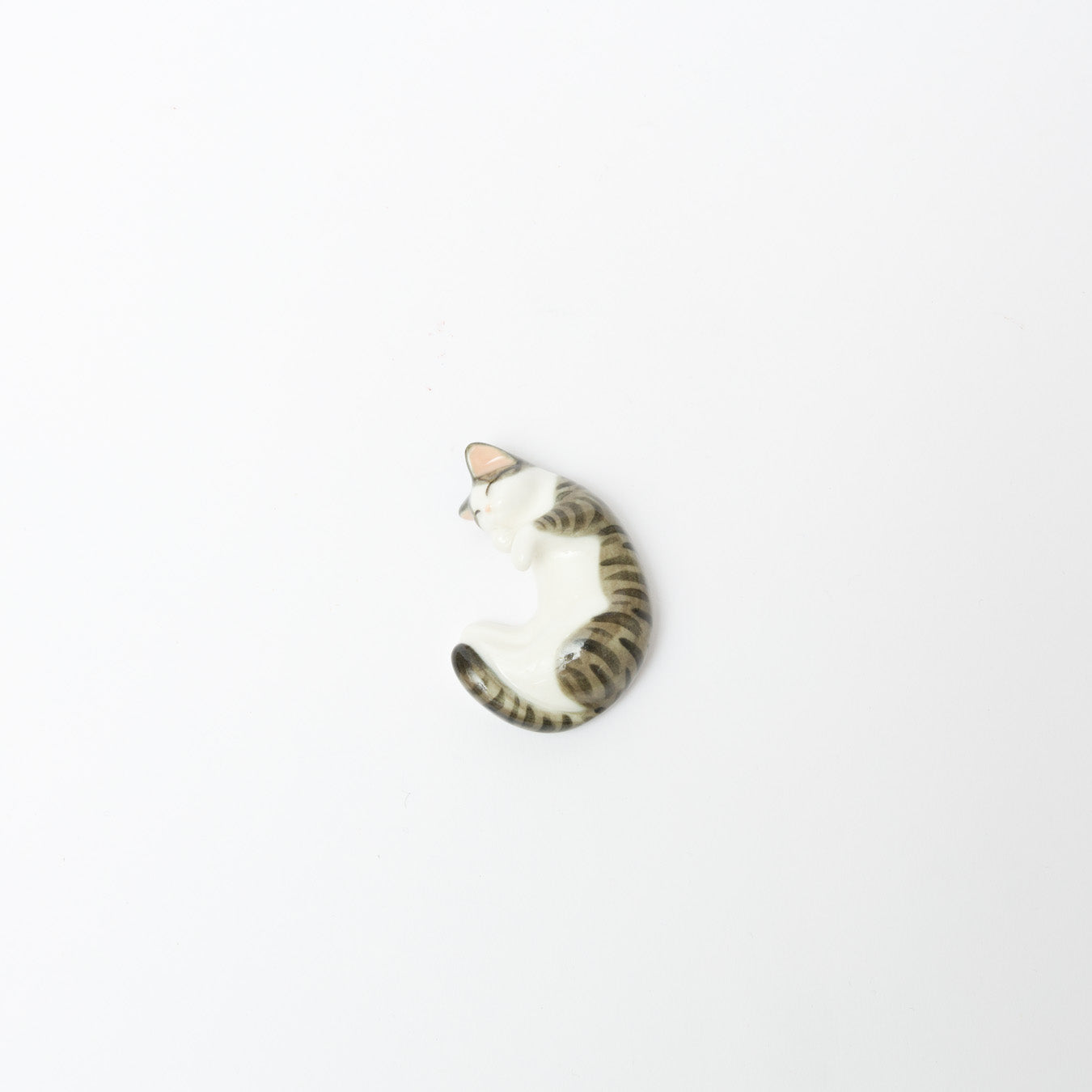 峰村ゆか-ゴロンとした猫の置物・箸置き-3