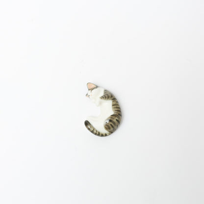 峰村ゆか-ゴロンとした猫の置物・箸置き-3
