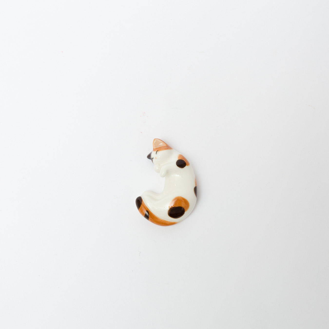 峰村ゆか-ゴロンとした猫の置物・箸置き-4
