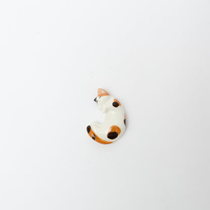 峰村ゆか-ゴロンとした猫の置物・箸置き-4