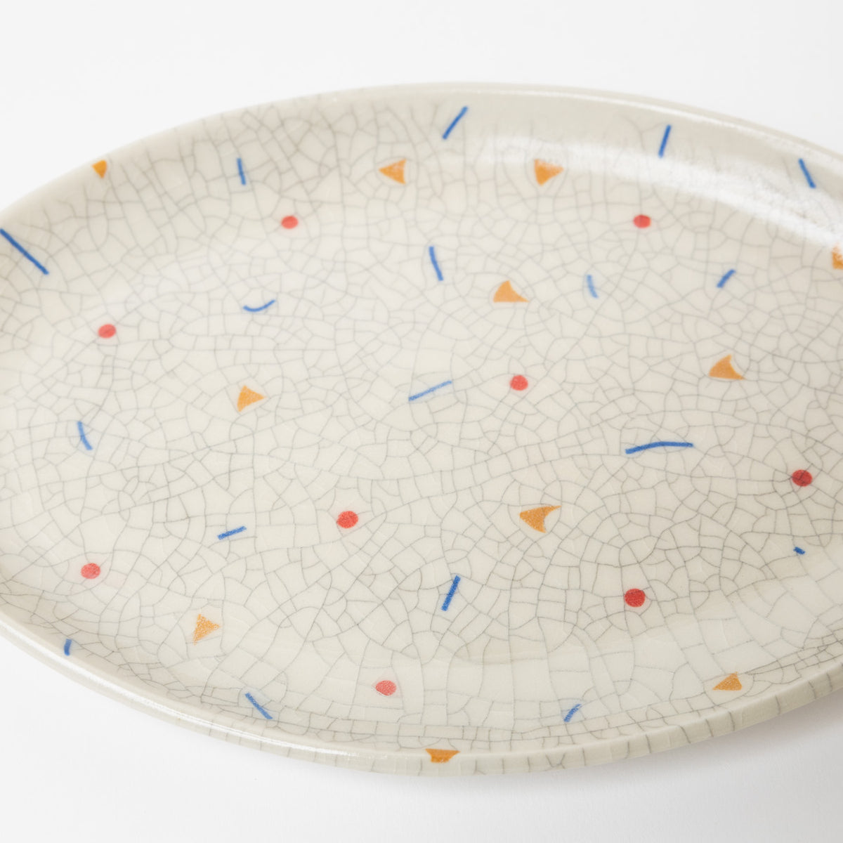 Reiko Egawa ceramic works-オーバルプレート-party-1