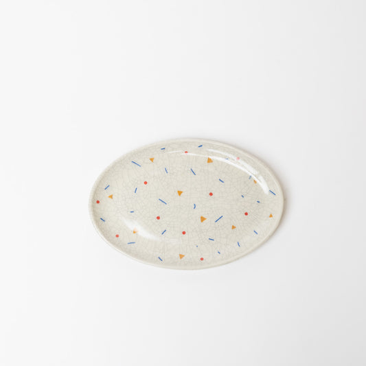 Reiko Egawa ceramic works-オーバルプレート-party-2