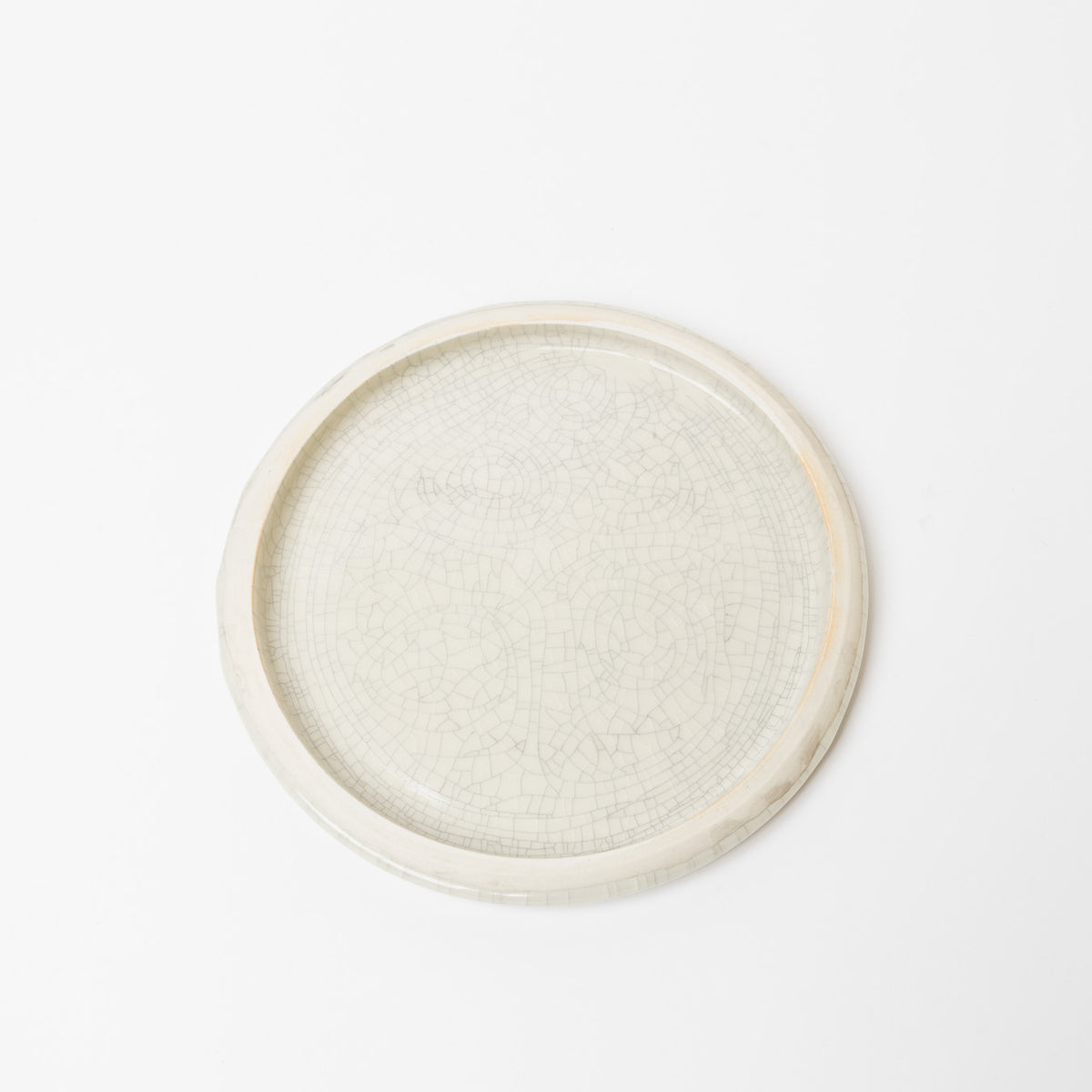 Reiko Egawa ceramic works-デザートプレート-white-1