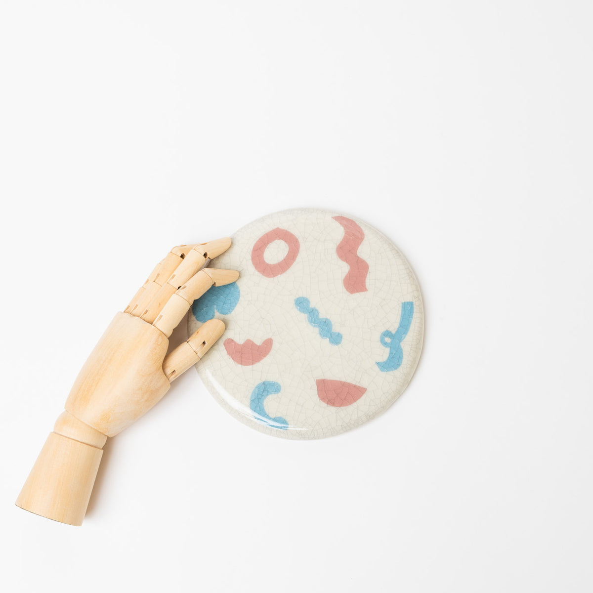 Reiko Egawa ceramic works-デザートプレート-white-1