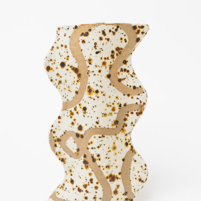 Reiko Egawa ceramic works-フラワーベース-C-2