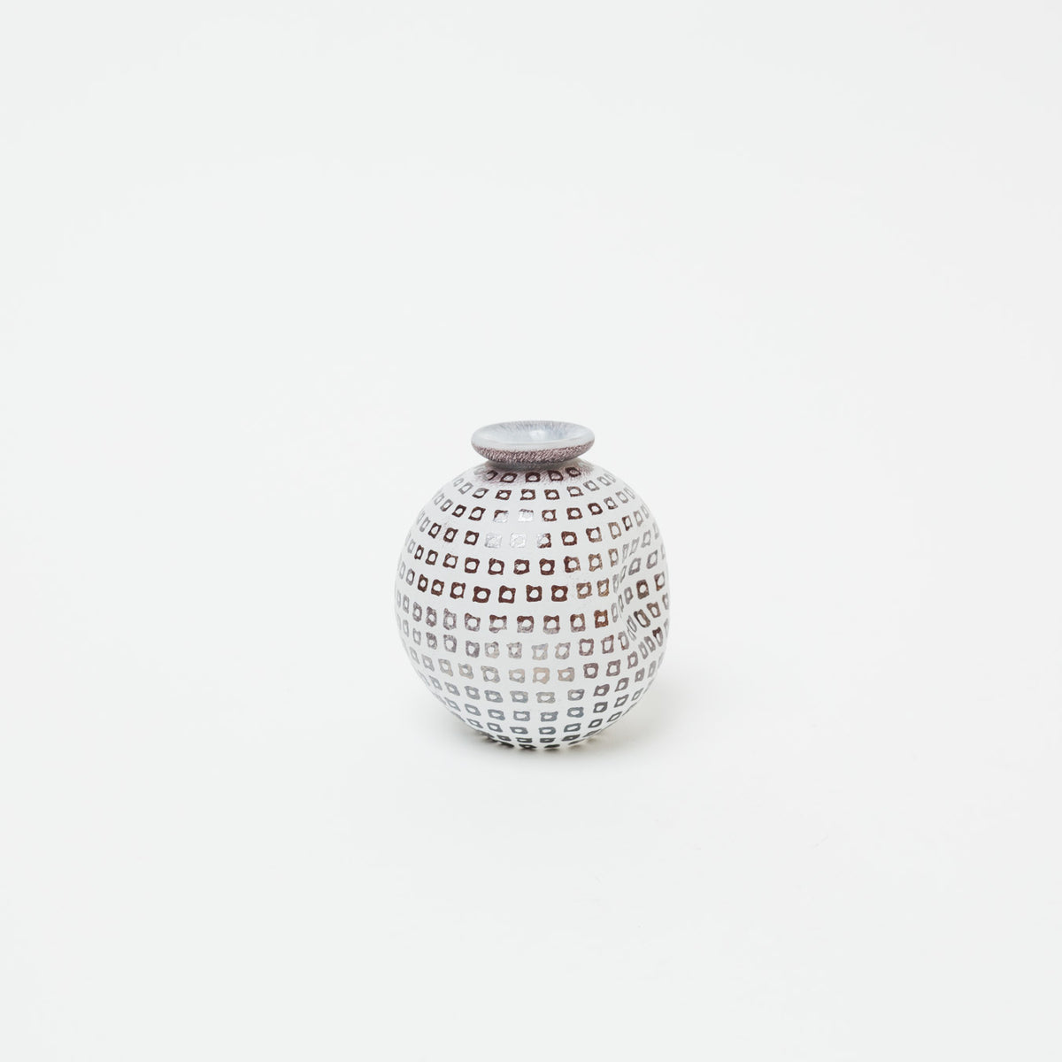 山崎雄一-pebble凹 一輪挿しS-2
