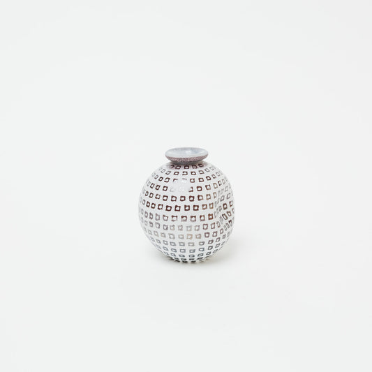 山崎雄一-pebble凹 一輪挿しS-2