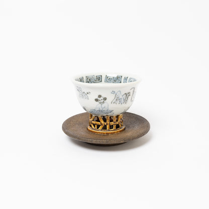 ツタンカーメン堂-珍獣捕獲カップ&ソーサー「エンカ獣」