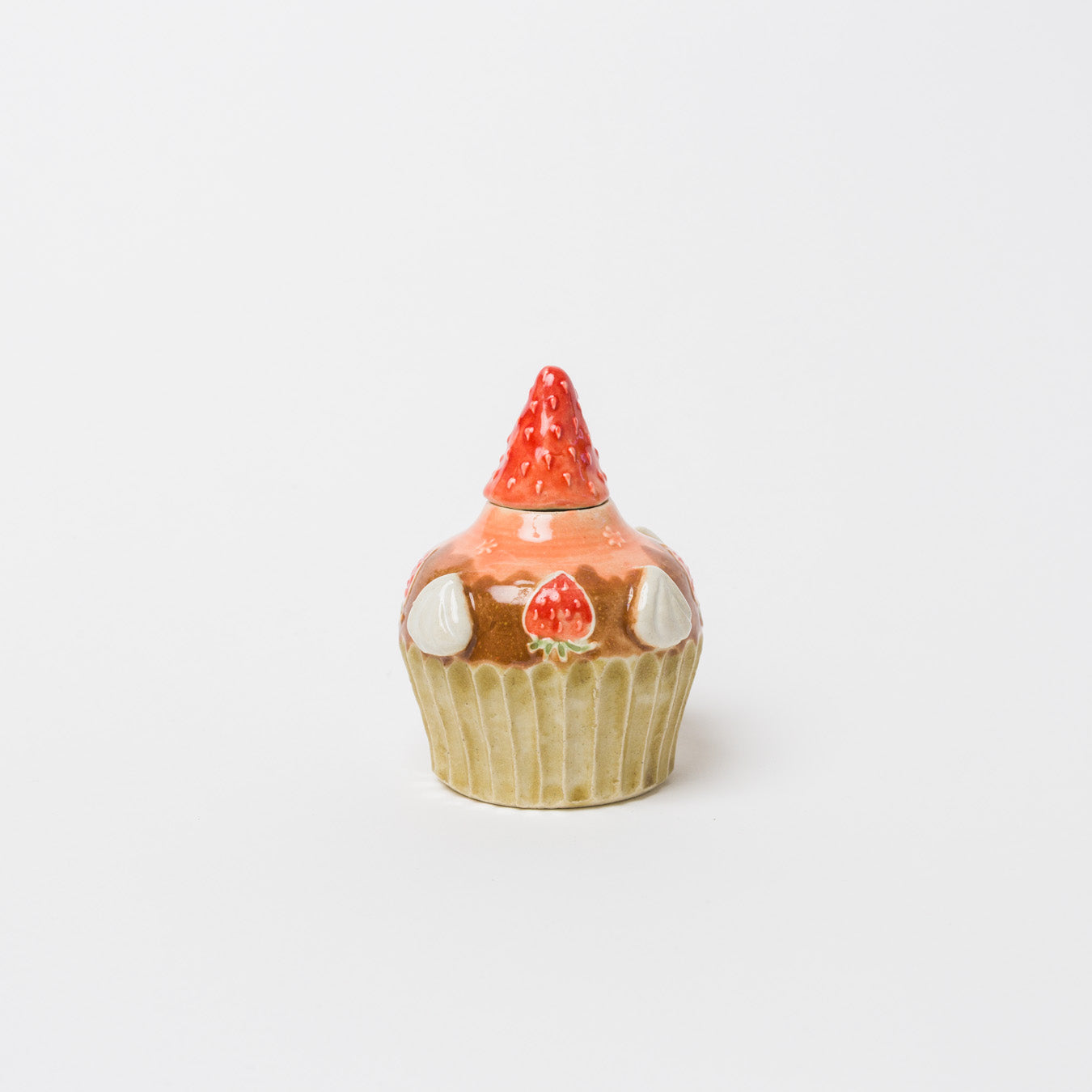 中村佳菜子-苺カップケーキオブジェ(一輪挿し)-3