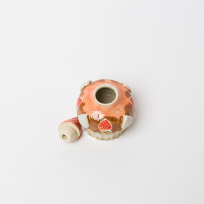 中村佳菜子-苺カップケーキオブジェ(一輪挿し)-3