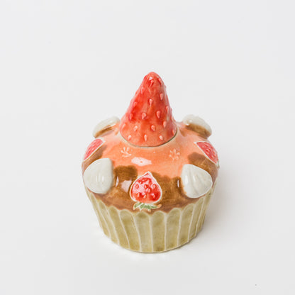中村佳菜子-苺カップケーキオブジェ(一輪挿し)-4