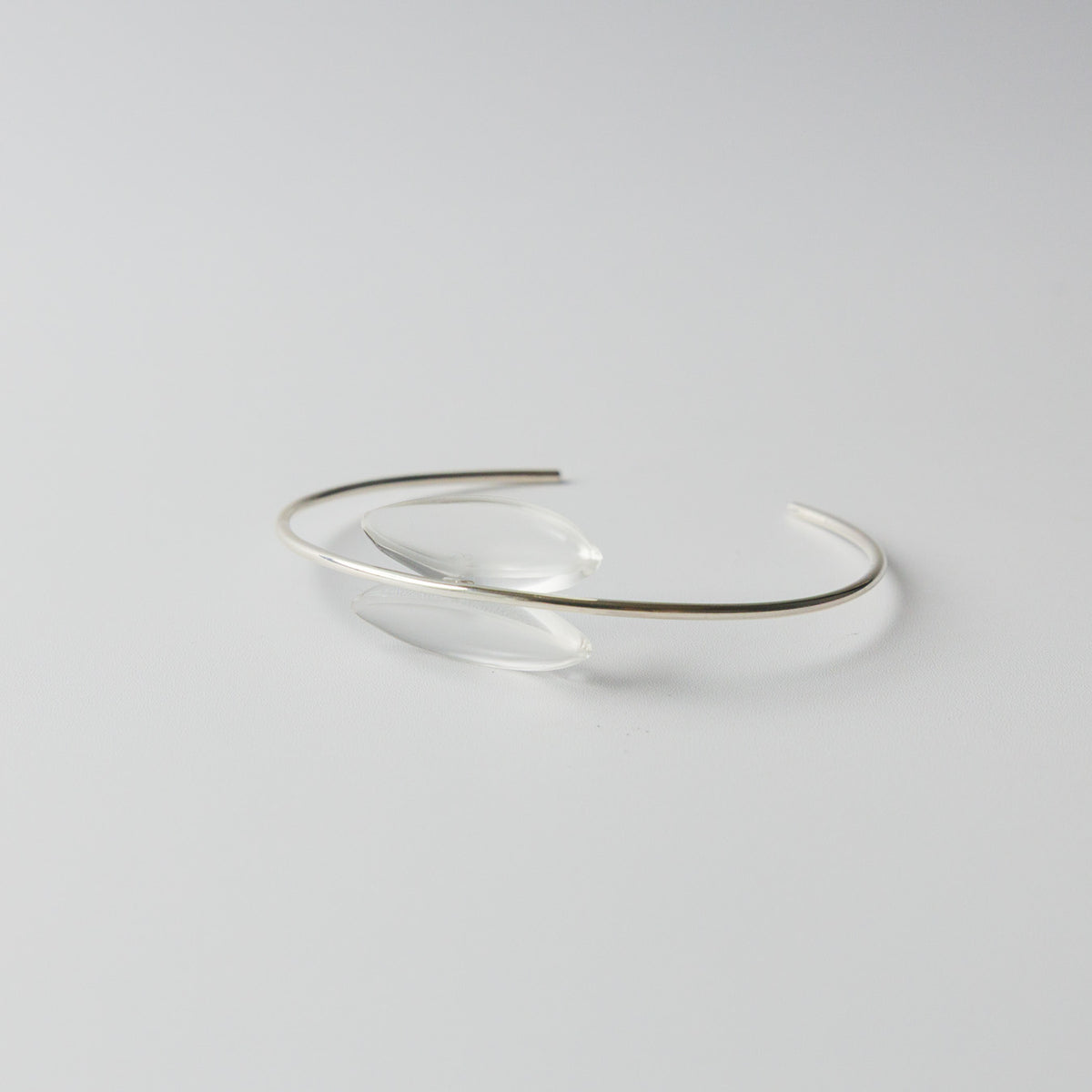 Asuka Shimada-bangle ellipesex2-silver