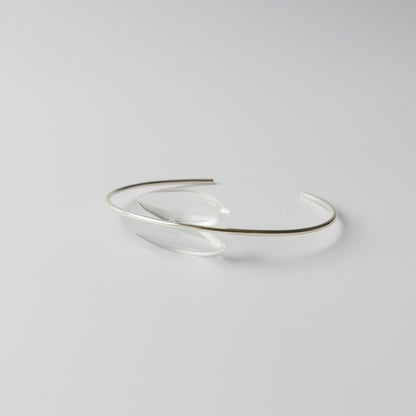 Asuka Shimada-bangle ellipesex2-silver