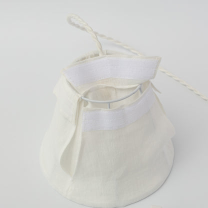 内側参考。上部はマジックテープ仕様のため、シェードの着脱もスムーズに行えます。