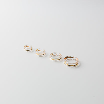 Asuka Shimada-ear cuff line-gold