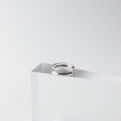 Asuka Shimada-ear cuff line-platinum