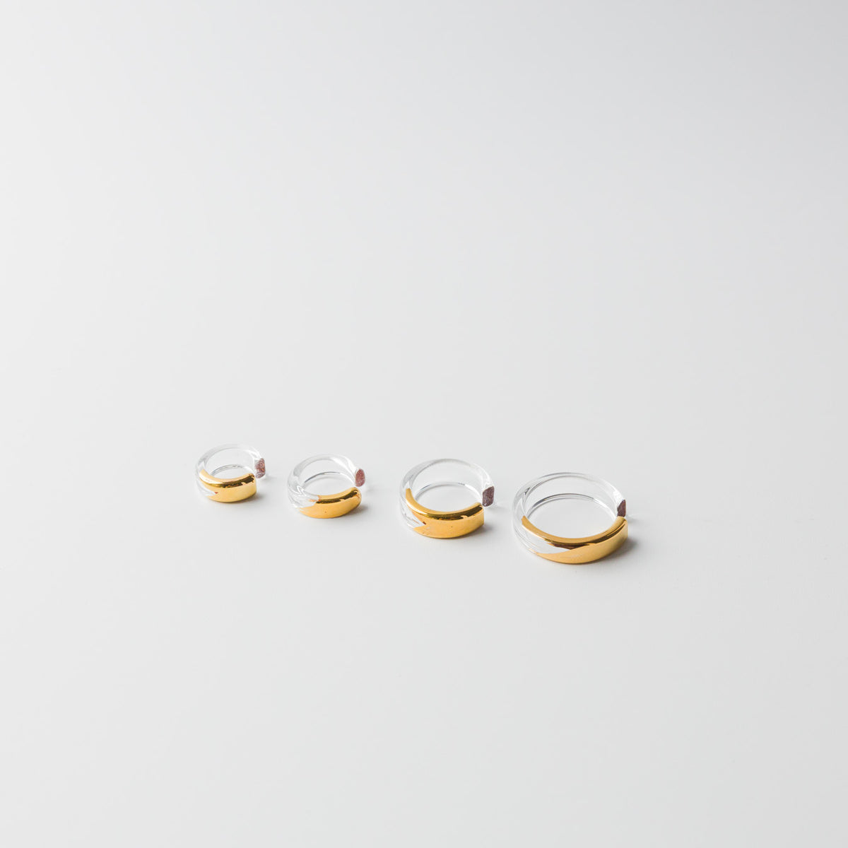 Asuka Shimada-ear cuff half-gold
