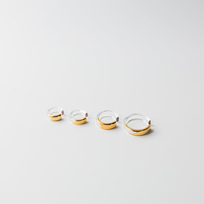 Asuka Shimada-ear cuff half-gold