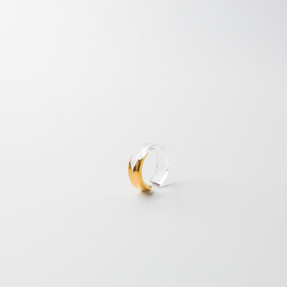 Asuka Shimada-ear cuff half-gold