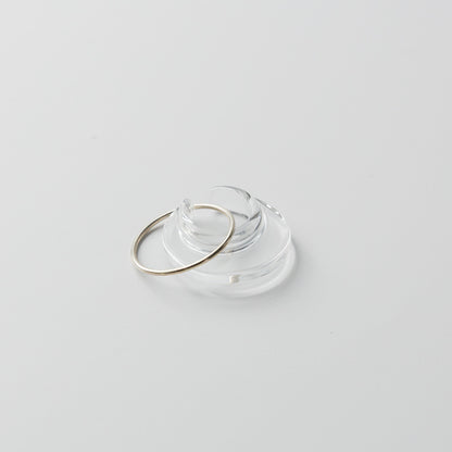 Asuka Shimada-ear cuff moon-clear+◯