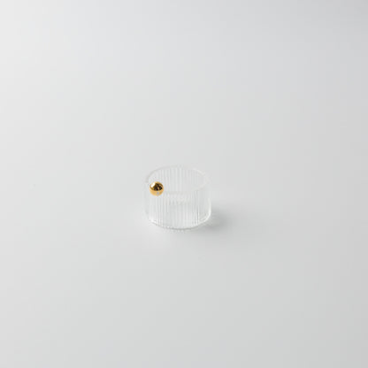 Asuka Shimada-ring◯。 ストライプ-Gold