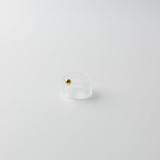 Asuka Shimada-ring◯。 ストライプ-Gold