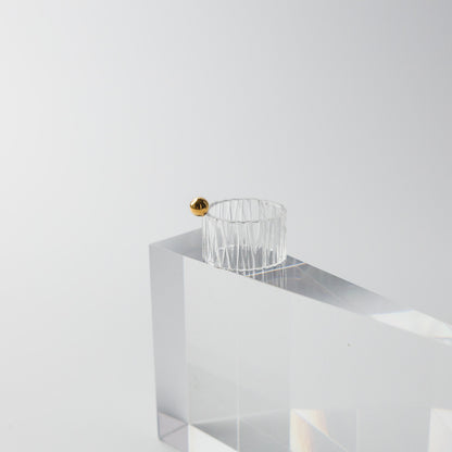 Asuka Shimada-ring◯。 ランダムストライプ-Gold