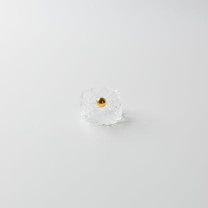 Asuka Shimada-ring◯。 格子-Gold
