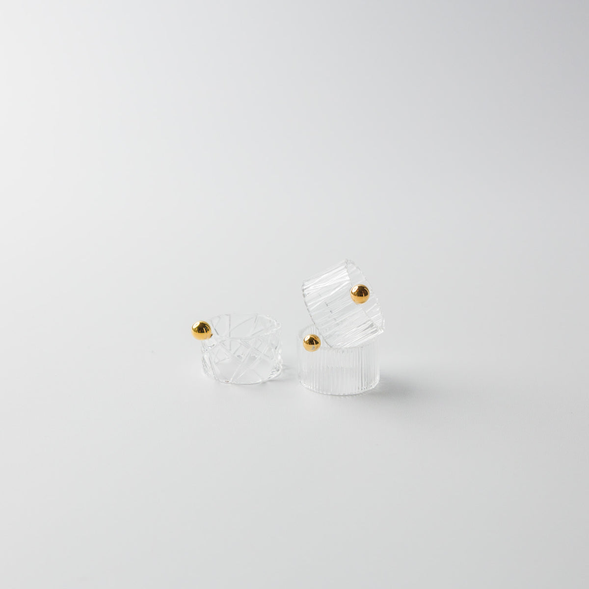 Asuka Shimada-ring◯。 ストライプ-Gold