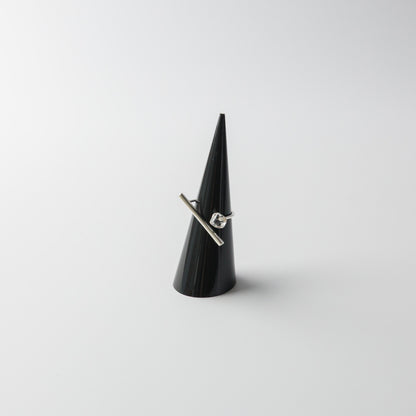 Asuka Shimada-twinkle ring silver ／+◇ S/M