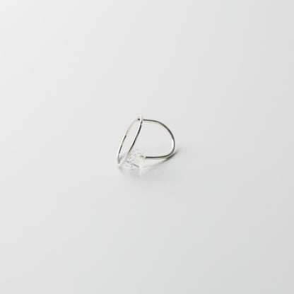 Asuka Shimada-twinkle ring silver ◯+◇ S/M