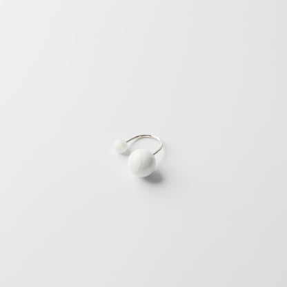 Asuka Shimada-ring silver ◯+。White S/M