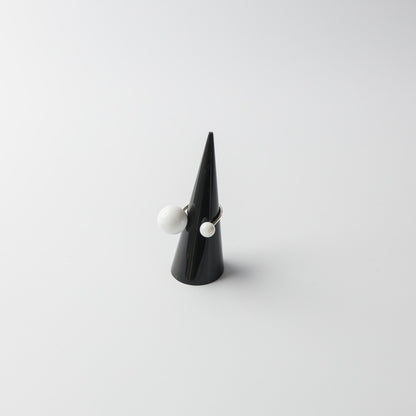 Asuka Shimada-ring silver ◯+。White S/M