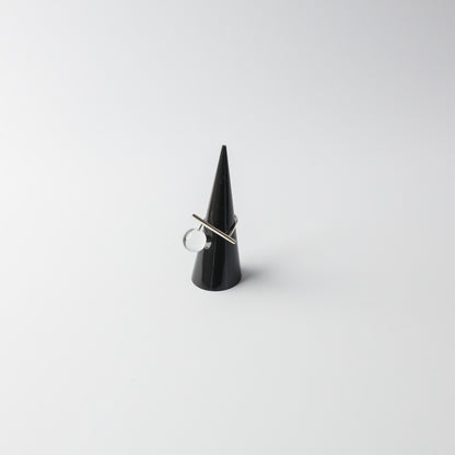 Asuka Shimada-ring silver ／+◯ S/M