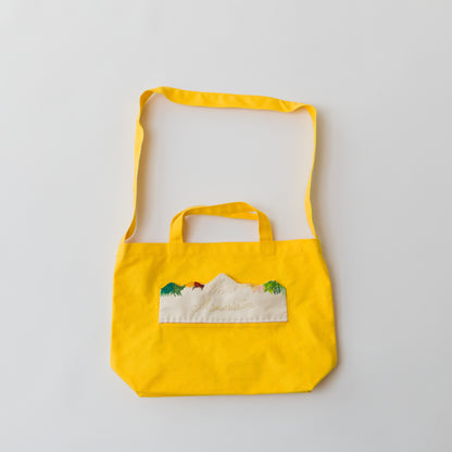 ふくつぎ by TANSU｜Mountain Pocket Tote-Yellow