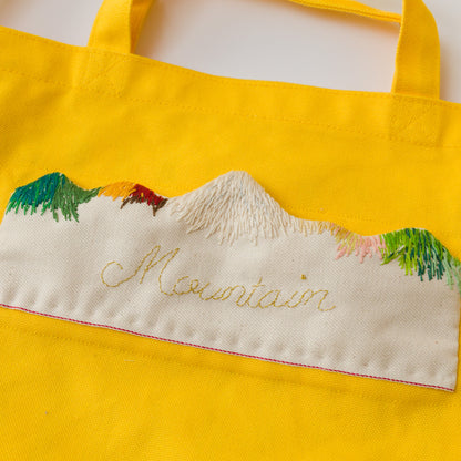 ふくつぎ by TANSU｜Mountain Pocket Tote-Yellow
