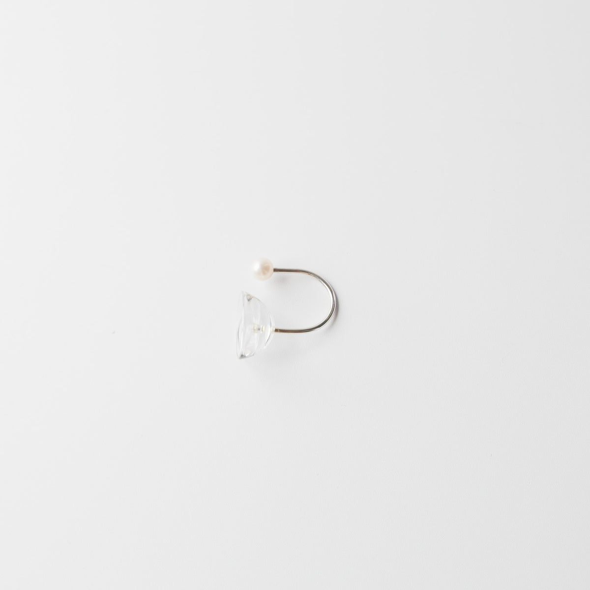 Asuka Shimada-ring silver bowl+pearl S/M