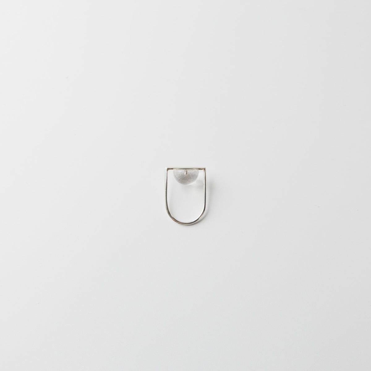 Asuka Shimada-ring silver hemisphere+D S/M