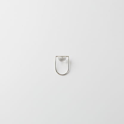 Asuka Shimada-ring silver hemisphere+D S/M