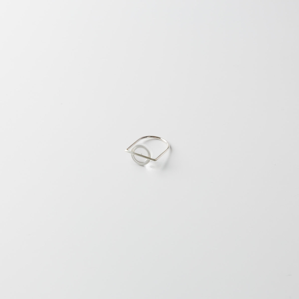 Asuka Shimada-ring silver hemisphere+D S/M