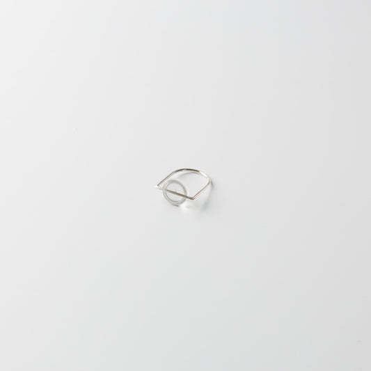 Asuka Shimada-ring silver hemisphere+D S/M