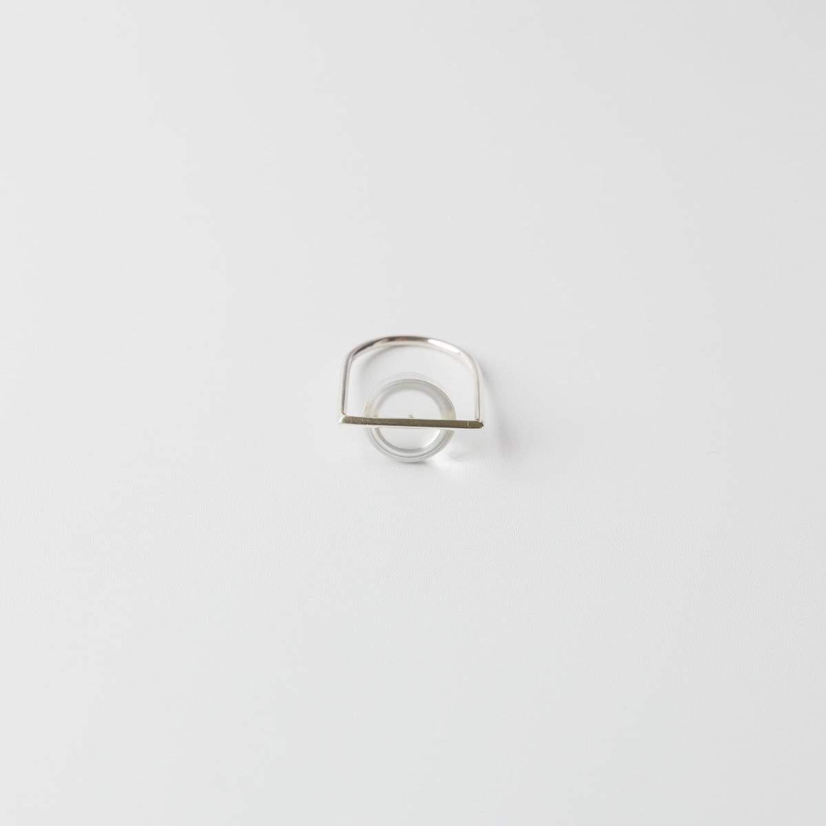 Asuka Shimada-ring silver hemisphere+D S/M