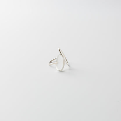 Asuka Shimada-ring silver sllipsex2 S/M