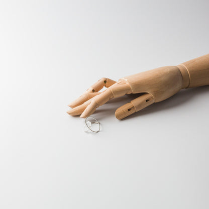 Asuka Shimada-ring silver sllipsex2 S/M