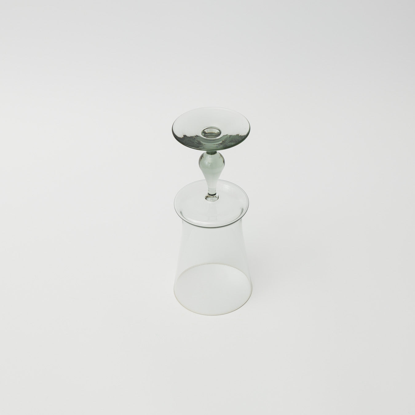 ワダコーヘー-dropstem glass:ブーツカット-studio gray