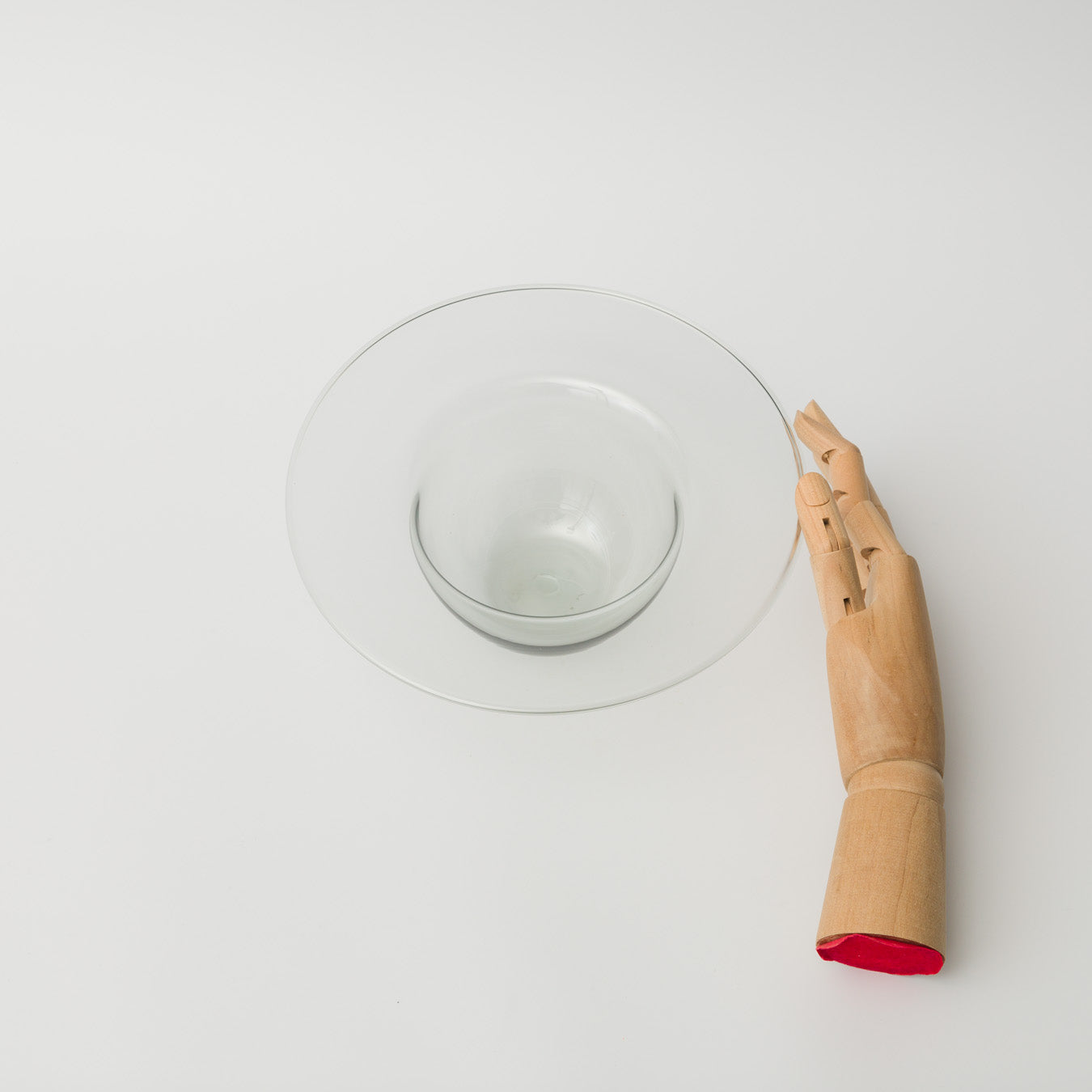 ワダコーヘー-capeline bowl with thick lim-studio gray