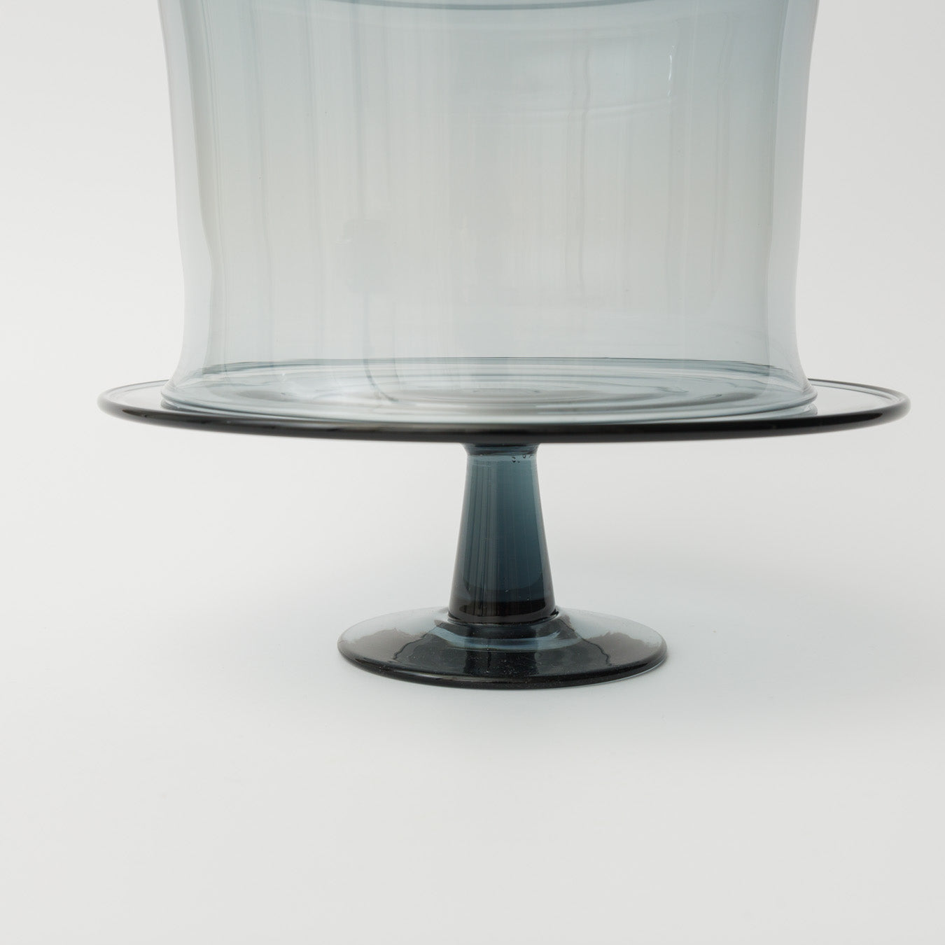 ワダコーヘー-cloche and compote set-studio blue gray