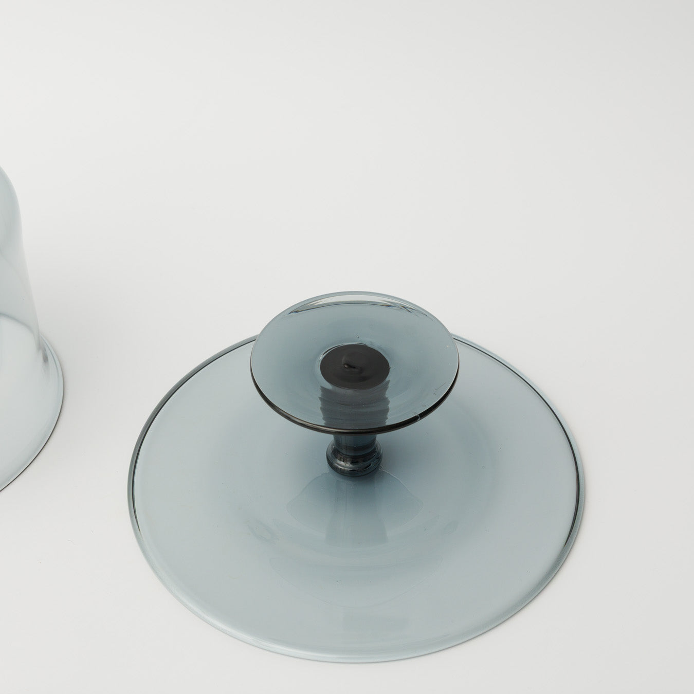 ワダコーヘー-cloche and compote set-studio blue gray